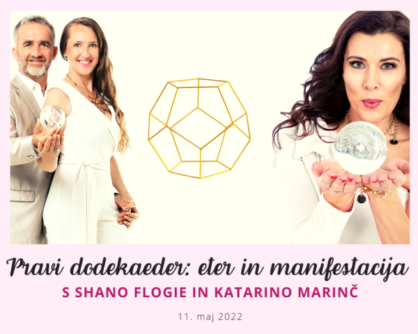 Pravi dodekaeder eter in manifestacija